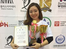 韓国政府主催アジア大会 2016年マツエク部門で大賞受賞