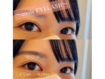 エミルアイラッシュ 東高円寺店(emile EYELASH)/最高級セーブル120本