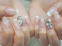ネイルローズ(NAIL Rose)/フレンチビジュー