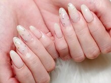 ネイルアンドリラクゼーション マーブル(MARBLE)/シンプル（持ち込み¥7700）