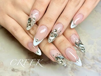 クリーク(CREEK)/ビジューネイルブライダルクリア