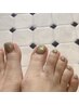 【オフ無料】foot・人気のマグネットorフラッシュネイル☆