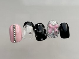 黒ピンクリボン9980円