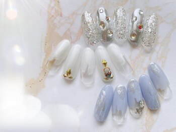 エスフィーネイルサロン リシェル(Esfy nailsalon Richer)の写真/～22時迄営業◎仕事帰りの方も大歓迎！【トレンド定額アート¥6500】駅チカだから通いやすさもバッチリ★