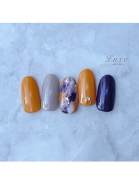 秋色ニュアンスネイル♪