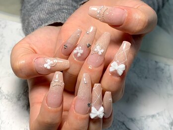 アズネイル 大宮(AZU NAIL)/リボンネイル