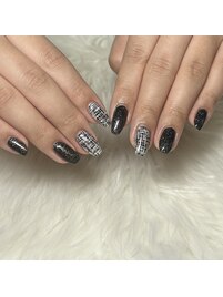 ツイードネイル