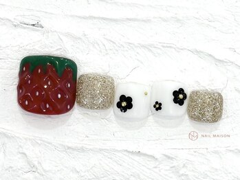 ネイルメゾン 池袋店(NAIL MAISON)/ぷっくりいちご¥9000