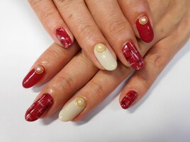 ツイード×パール