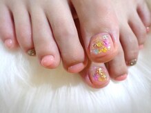アミュリー ネイル アトリエ(Amury nail atelier)/押し花 シアー パステル 大人