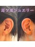 【可愛く美しく健康に♪】夜受付◎話題の耳つぼジュエリー♪〈左右3粒ずつ〉