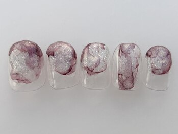 アイネイルズ 池袋店(I-nails)/ぷっくりボルドー