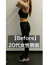 24ダイヤモンドジム(24 DIAMOND GYM)/【Before】20代お客様側面