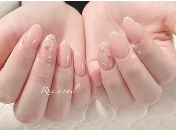 ラズネイル(RUZ'S NAIL)/【秋本】シンプル夏ネイル