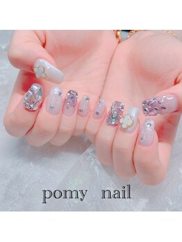 ポミーネイル 渋谷店(Pomy nail)/ヴァンクリピンクネイル