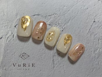 ヴリエ 小作店(VURIE)/ミラーちゅるんネイル