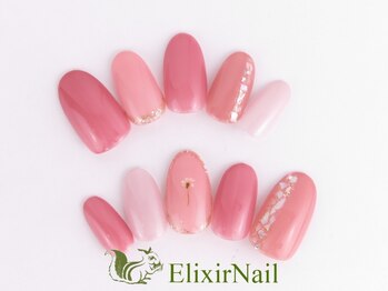 エリクサーネイル 池袋(Elixir Nail)/定額a シンプル/クーポン使用