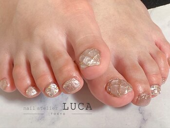ネイルアトリエルカ(nail atelier LUCA)/M-968 ピンクキルティングネイル