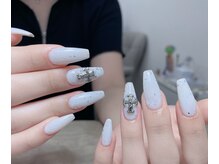 メオネイル(MEO NAIL)/ホワイトクロスパーツネイル