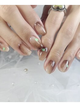 もやもやニュアンスネイル♪