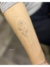 flower jagua tattoo