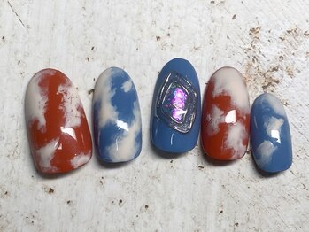 ワイスリーネイルズ(y3nails)/定額Ｓ　タイダイ
