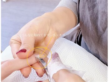 メイハッピー(MEI happy)/甘皮ケアで指先スッキリ美爪に！