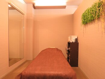 キュアフロウ 新潟巻/施術は個室で