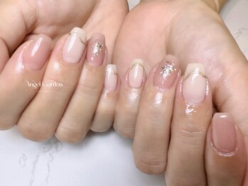 エンジェルガーデンネイル 池袋店(Angelgarden nail)/ピンクミラーネイル