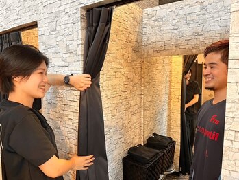 リエットストレッチ/来店の流れ【着替え】