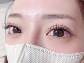 アイサロン ラ ミューズ(la muse)の写真/大人気！フラットラッシュのカラーエクステあり★全19色からお選び頂けます♪抜け感が出てお洒落度UP◎