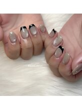 リッシュ ドゥ(RICHE deux)/ちゅるんマグ×黒フレンチ