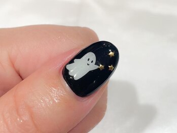 ヘアアンドネイル ミューズ 新浦安店(HAIR&NAIL MUSE)/ハロウィンネイルお化け