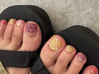 ぷっくりfruit nail