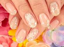 ネイルズ(nAils)/クリア×ビジュー