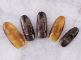 クリアべっ甲ネイル