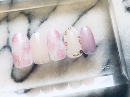 ふんわりタイダイネイル♪