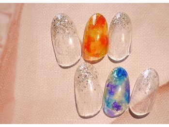 ネイルサロン ブリオン(Nail Salon Bullion)/梅雨マーブル