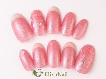 エリクサーネイル 池袋(Elixir Nail)/定額a シンプル/クーポン使用