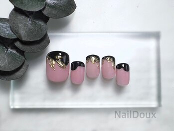 ネイル ドゥ 岡山駅前店(Nail Doux)/フレンチリーフネイル