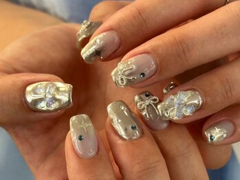 シェリーラメール 新宿店(cherie la mer)/ミラーネイル