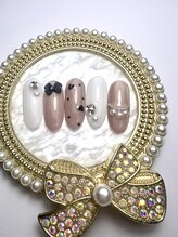 ブリリアント/＃韓国風ワンホンネイル