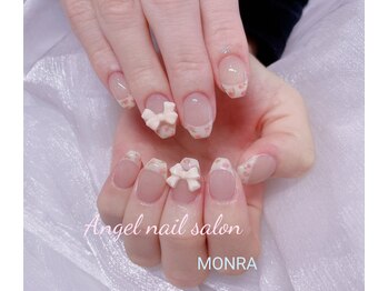 エンジェルネイルサロン(Angel nail salon)/リボン&お花柄