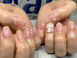 ちゅるちゅるオーロラネイル