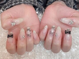 黒チェックデザイン