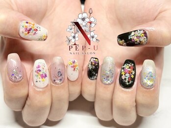 ペップユー 西大井店(PEP*U)の写真/こだわりア-トなら【120分コース（オフ・ドライケア込）¥12000】季節やイベントに合わせた自分好みの指先に