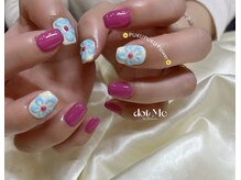 ドットミーバイシュエット(dot Me by chouette)/ぷくぷくフラワーネイル
