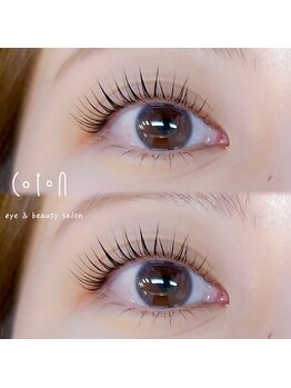コトンアトリエ アイ アンド ビューティー(COTON atelier eye & beauty)の写真/《マンツ-マン高技術まつ毛専門店》小顔効果上下のラッシュリフト*ヘアサロン内、癒しの半個室空間!