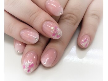 ネイルズ スペース グリッター(NAIL'S SPACE glitter)/ピンクシェル