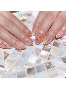 アティックネイルアトリエ(attic nail atelier)/ブライダル押し花★